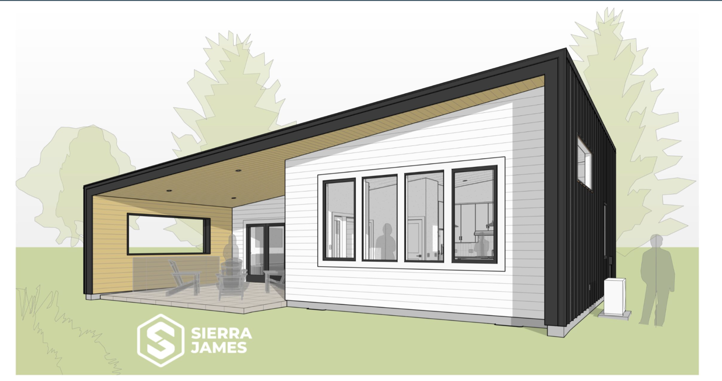 Cascade Cottage exterior rendering
