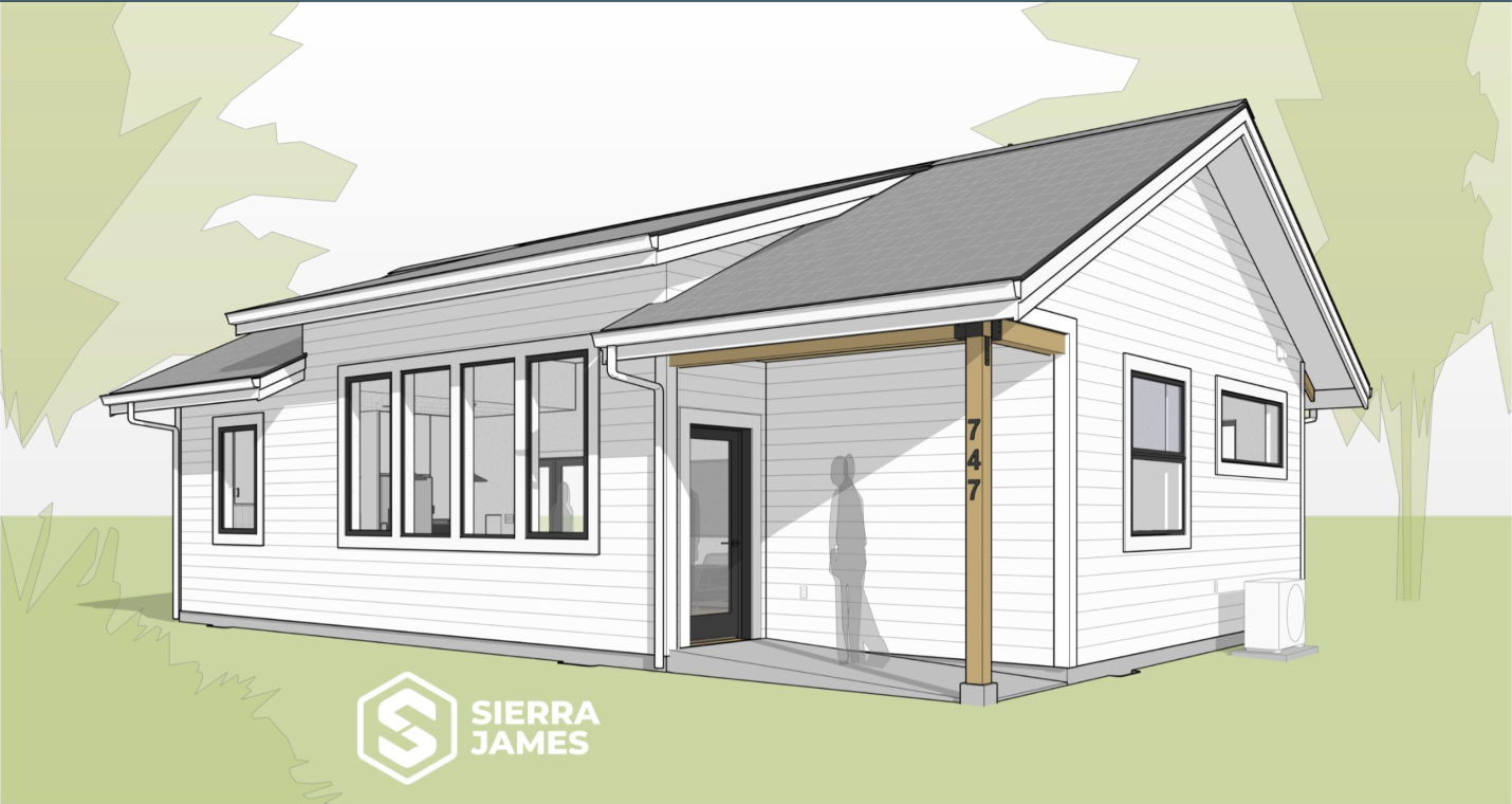 Deschutes Bungalow exterior rendering